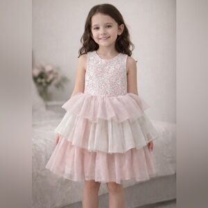 3/$45💥Elegant Lace and Tulle Dress